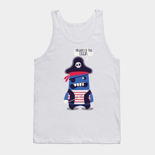 Pirate Monster T-Shirt Phone Case Tee Totebag Tank Top